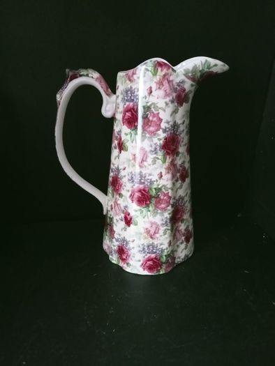 A Pair of Lord Nelson Ware Chintz Edwardian Pitchers Jugs