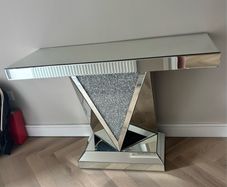 Mirror console table