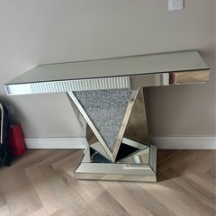 Mirror console table