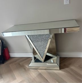 Mirror console table