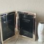 Silver plated double frame with hinges from IMPRESSIONS by Julian. Image 3