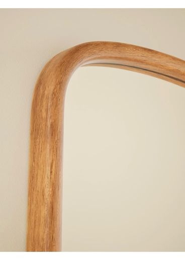 M&S arched wooden mirror