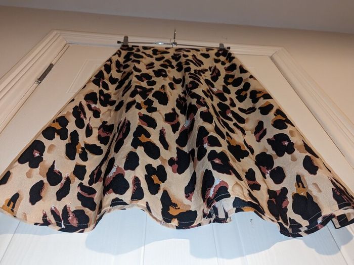 Perfect for Summer. beautiful leopard print, bias cut, midi skirt from Boohoo
