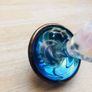 Handmade Mushroom Glass Paper Weight Image 4