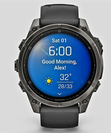 Garmin Fenix 8 AMOLED Sapphire Titanium Black 47mm