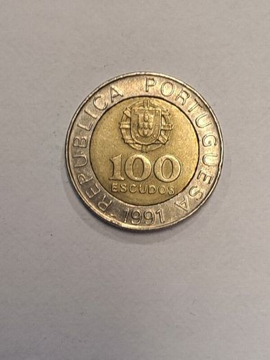 Portugal 100 escudos coin