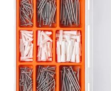 260 piece Screw And Plug Set Assorted Anchor And Galvanised Steel Screw