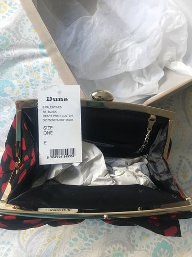Dune ladies shoes and matching bag, never worn, size UK5