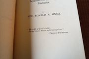 1935 1st Ed. Heaven and Charing Cross. Sermons on the Holy Eucharist. Ronald A. Knox. Religious.