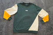 Vans Pullover Men's Colorblock Jumper Size 2XL