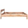 Bed Frame Solid Oak Wood 160x200 cm Image 5