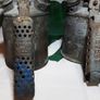 three vintage brass torches, Image 2