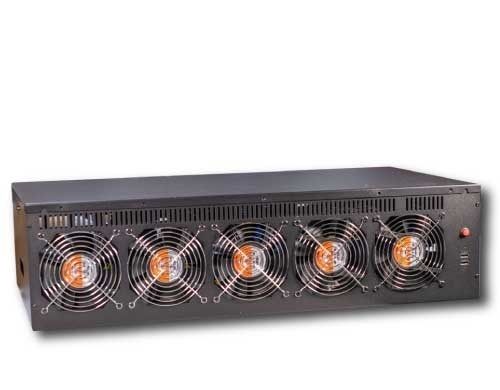 MineBox12 all in one 12gpu mining rig case quiet PSU