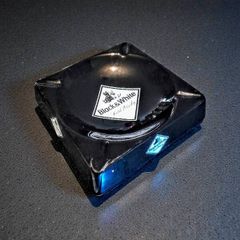 Large Black and White ashtray Wade