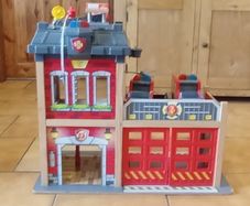 Hape Big City Fire Station Wooden Playset
