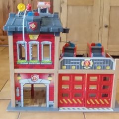 Hape Big City Fire Station Wooden Playset