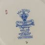 Beautiful Masons Patent Ironstone Set of Six Bread and Butter Plates in the Regency Pattern, Circa 1940 to 1950 Image 8
