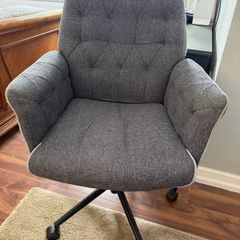 Grey office swivel chair