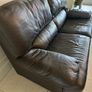 3 Piece leather sofa suite Image 4