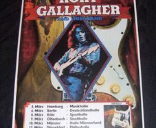Rory Gallagher Against The Grain 1975 concert poster repro..