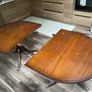 Vintage Wooden Dining Table Image 2