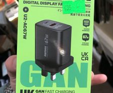 REMAX 67W LCD Display Super Fast Charger Type C and A