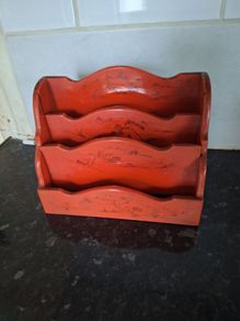 Small oriental letter rack see size