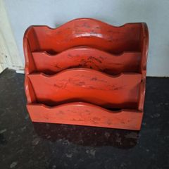 Small oriental letter rack see size
