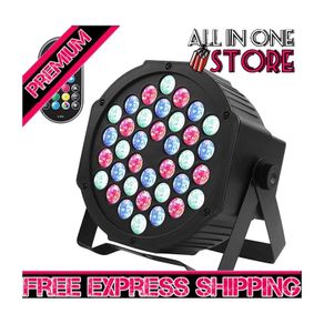 36 RGB LED Sound Activated Disco Lights, 72W Par Light Strobe Lights with Remote Control 7 Modes Disco Light DJ Light for Indoor Outdoor Party Wedding Club Bars Show Halloween Light (FREE SHIPPING)