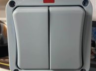 main image for ad 2 Gang Outdoor Switch IP66