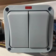 2 Gang Outdoor Switch IP66