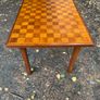 Mid-Century Teak Parquet/Checkerboard Coffee Table ((970s) 84cm Image 3