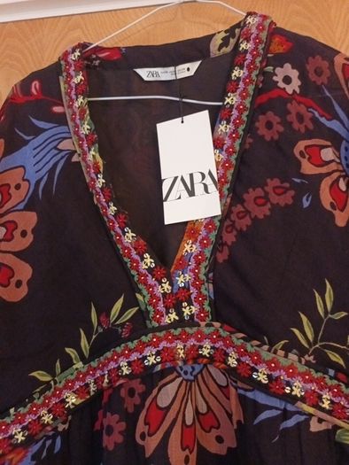 Zara Multi Colour Dress.  S. XS- 10.  B.N.W.T Ad Up