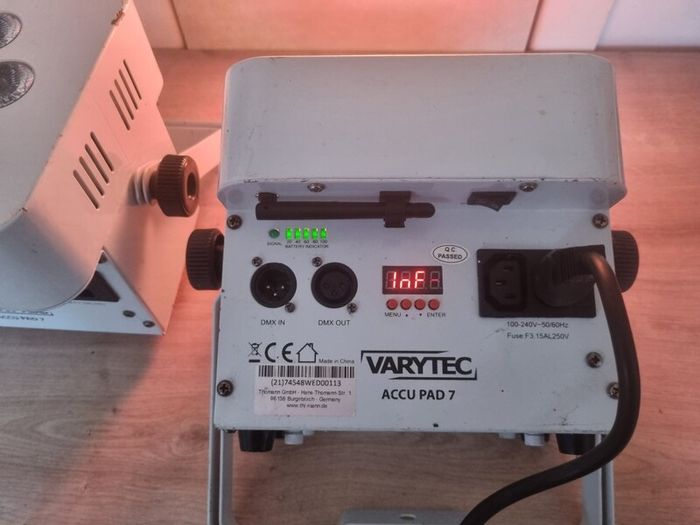 Varytec LED Accu Pad 7 7x10W
