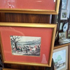 Set Of 4 Period Hunt Scenes