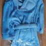 BNWT - Age - 4/5 Years - A Beautiful Blue Hooded Dressing Gown - # Image 3