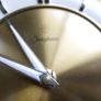 Vintage Junghans Exacta Wall Clock Mid Century Wood Frame Rope Trim Mcm (works Well) Image 6