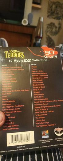 Horror Movie collection DVD X 2