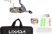 Telescopic Fishing Rod and Reel Combo Full Kit Spinning Fishing Reel Gear Pole Set with 100M Fishing Line,Fishing Lures,Fishing Hooks Jig Head, Fishing Carrier Bag Case MULTIPLE SIZES AVAILABLE, SEE DESCRIPTION (FREE POSTAGE)