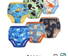 FLYISH Potty Training Pants ,6 Pack, Age 3 to 4, Brand New