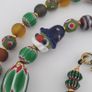 Vintage Venetian African Style Mix Glass Beads Necklace Image 2