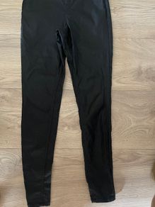 F&F Leather Coated  Trousers
