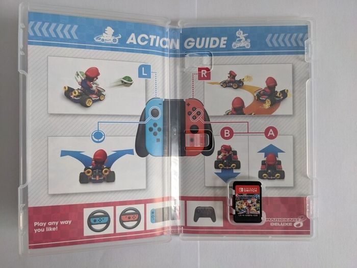 Zelda: Tears of the Kingdom OLED Nintendo Switch Console CIB + Official Breath of the Wild Switch Case + Mario Kart 8 Deluxe