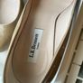 L.K. Bennett patent taupe shoes Size 39 Image 3