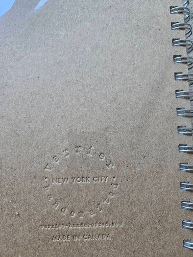 Verrier handcrafted notebook
