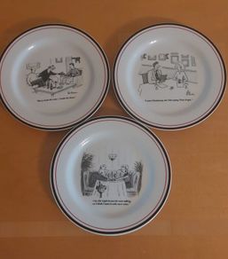 New Yorker Vintage collectable plates