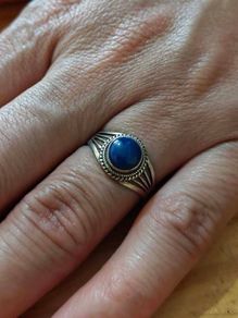 Sterling Silver Ring - Size N - Stamped for Silver (S62)