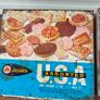 Vintage pair Jacobs Afternoon Tea and USA and biscuit tins Image 2