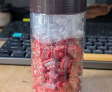 Gateron low profile keyboard switches (Cowberry, linear, 84 switches)