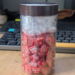 Gateron low profile keyboard switches (Cowberry, linear, 84 switches)